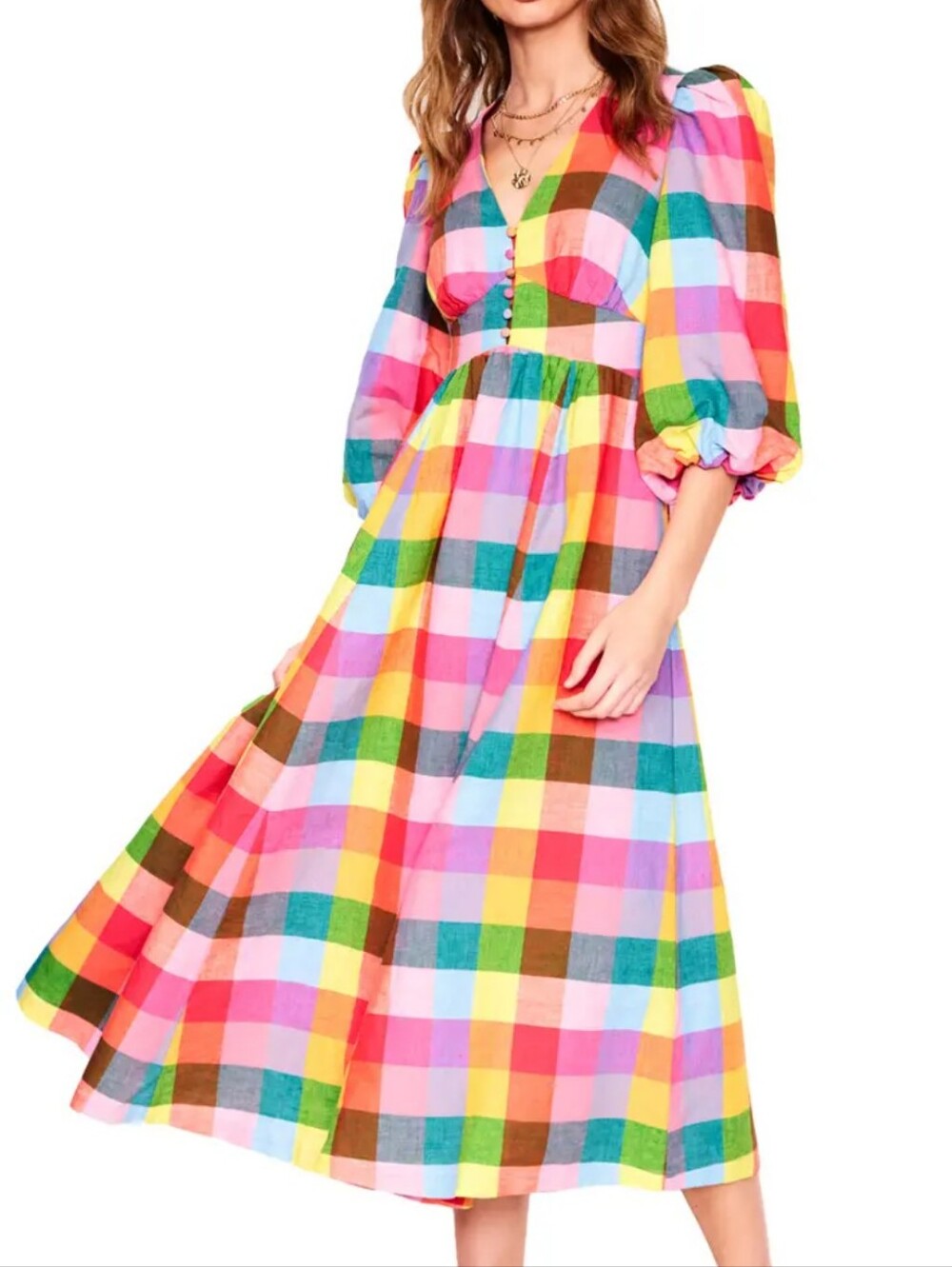NWT Boden Plaid Dress 8
